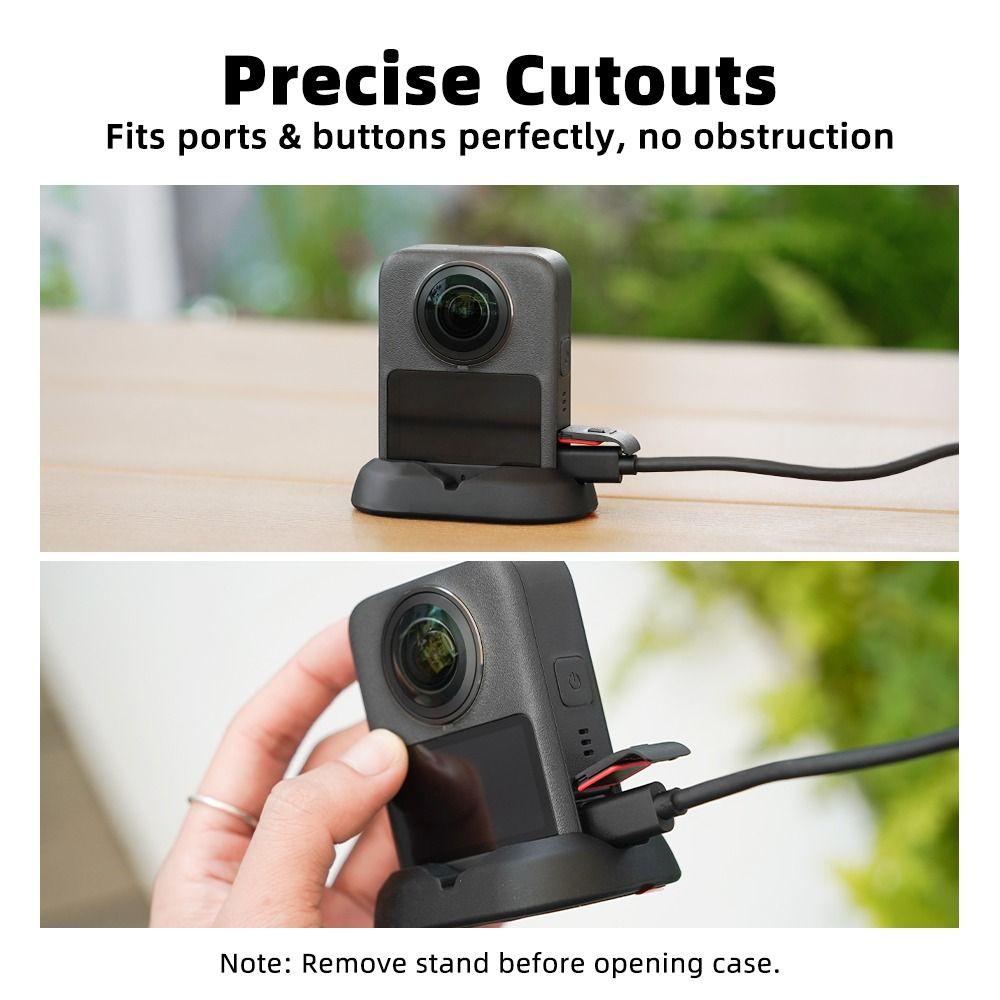 Silicone Desktop Base Durable Support Holder Mount Stand for DJI Osmo 360 Action Camera Accessories