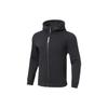 Li-Ning Толстовка с капюшоном Fitness Series Letter Print 3D Cut Zip с длинным рукавом для мужчин, черные топы AWDS093-1