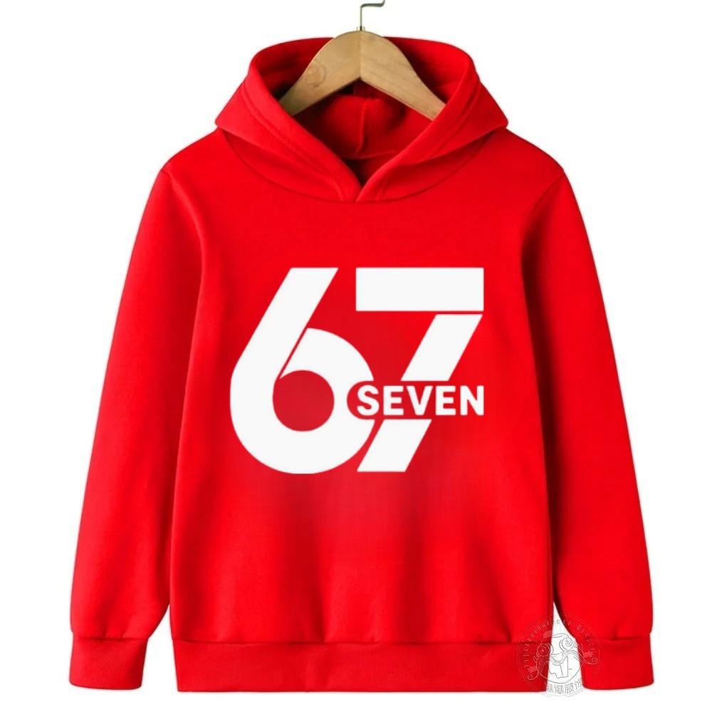 Spring Autumn 67 Six Seven Crazy Men's Hoodie Casual Fashion Fun Hooded Sweatshirt Pullover Women Clothing Top