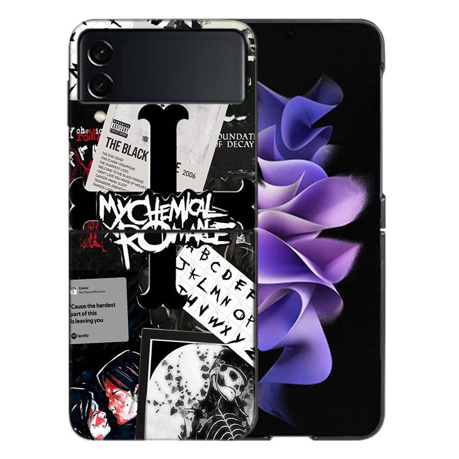 Чехол для телефона My Chemical Romance MCR для Samsung Z Flip 6 7 5G Galaxy Z Flip 5 4 3 5G, противоударный жесткий чехол из ТПУ