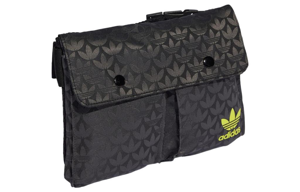 adidas Оригинал Adidas Сумка-кроссбоди из переработанного материала с жаккардовым узором Обычная женская Черный II3415