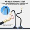 Irrigation System Kit for Outdoor Plants Watering Systems with Adjustable Bendable Nozzle Garden Irrigation Hose Kit