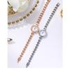 Simple Casual Disc Quartz Watch, Fashionable Ladylike Bracelet Watch, Fresh Daily Student Watch