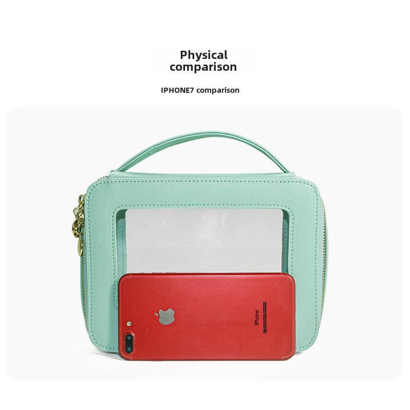 Роскошная прозрачная дорожная косметичка - высококачественный органайзер для косметики из ПВХ