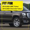 Для 2015-20 Chevrolet Tahoe GMC Yukon 6 шт. Черные глянцевые накладки на стойки дверей НОВЫЕ