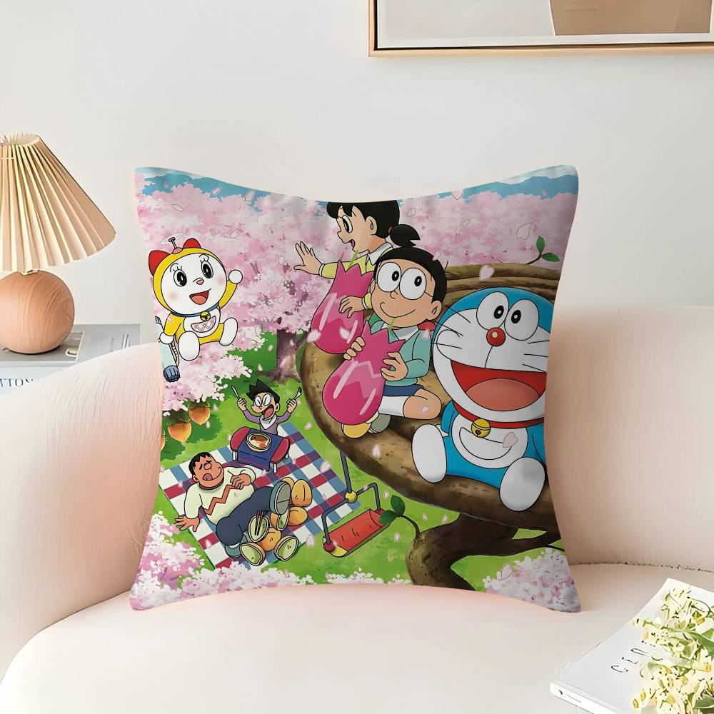 Cartoon D-DoraemonS Cushion Cover 30x50 Polyester Sofa Cushions Decorative Throw Pillows Home Decoration Pillowcover