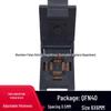 Тестовый сокет для отжига QFN40 для чипов QFN6X6-40L/0.5mm, для программирования