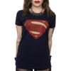 DC Comics Womens/Ladies Superman Man Of Steel Logo Cotton T-Shirt