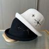 Simple and Elegant Woolen Woolen Basin Hat Women's Autumn and Winter Warm Crimped Top Hat Small Edge Dome Bucket Hat