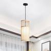 JOYINLED Bamboo Lamp Shade 18x42CM for Pendant Lamp Hand Knitted Chinese Style Hanging Lamps Home Art Decor Lighting Fixtures