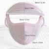 1Pieces Summer Ice Silk Mask UV Protection Face Cover Sunscreen Veil Face With Brim Outdoor Cycling Mountaineering Scarf