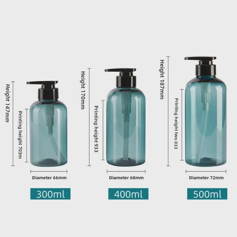 Премиальный флакон шампуня для домашних животных объемом 300 мл и флакон густого геля для душа объемом 500 мл для отелей высокого класса