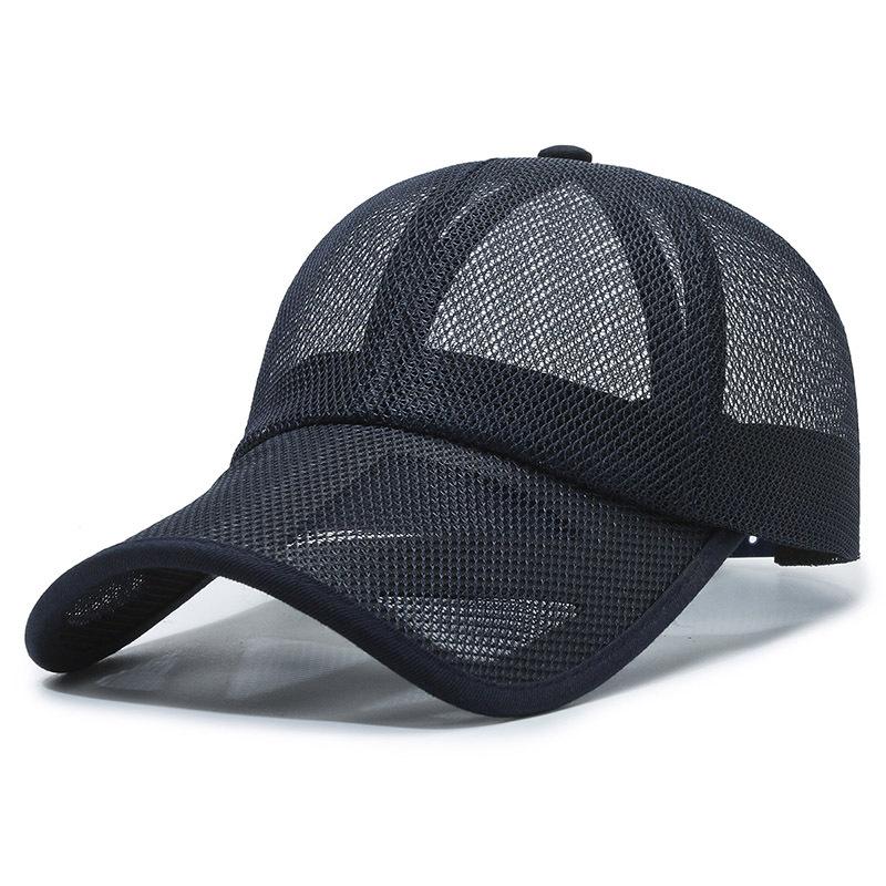 Summer Mesh Fashion Design Mesh Baseball Caps Sports Hats Mens Womens Travel and Trip Sunshade Hat Available Peaked Cap