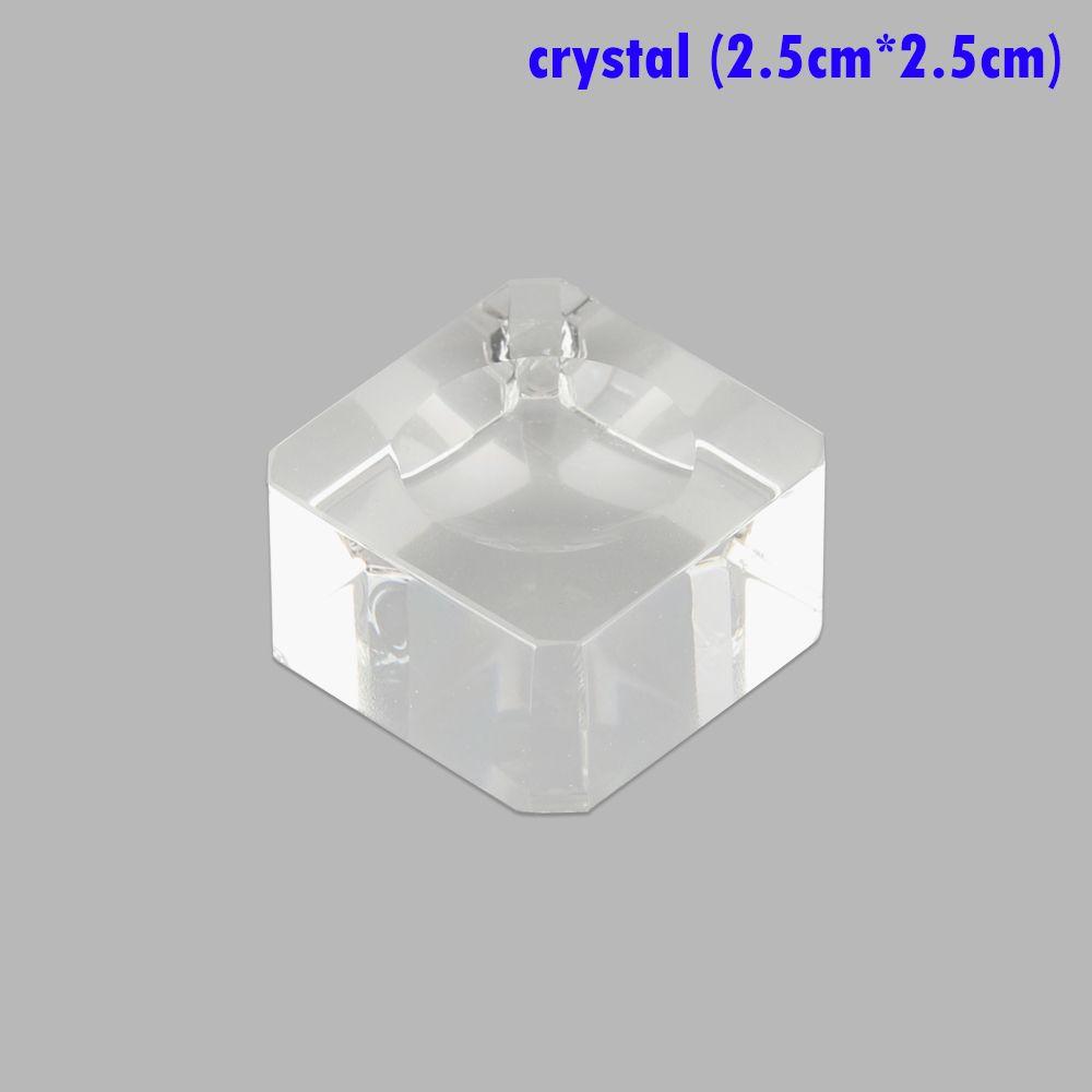 Подставка для шара, деревянная подставка, основание из хрустальной сферы, прозрачная подставка, квадратный стеклянный держатель