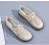 Женская повседневная обувь из натуральной кожи, женские лоферы без шнуровки, женские мокасины на плоской подошве, женская обувь для вождения, обувь для мам с вырезами