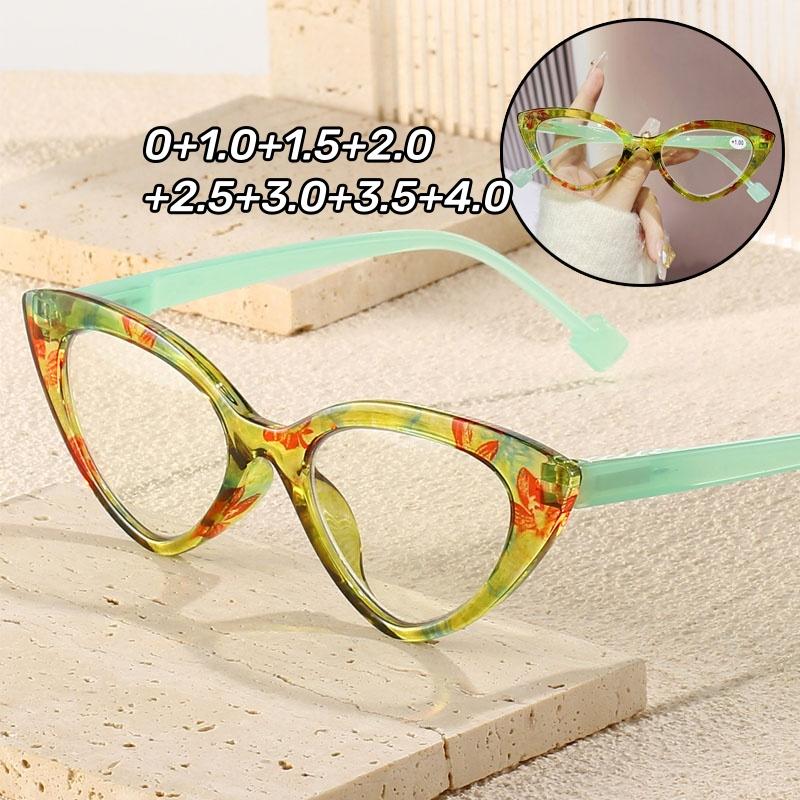 Готовые очки для чтения «кошачий глаз» для женщин и мужчин, унисекс, блокирующие синий свет, очки для дальнего зрения, очки по рецепту для дальнозоркости