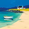 Anthony Barber Hebridean Fisherman's Cottage Canvas Print