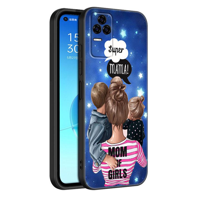 Чехол для телефона для мамы и девочки для Xiaomi POCO F2 F3 M2 M3 M4 X3 X4 Pro NFC F4 GT 5G F1 X2 C3 C31 C40 M5S, мягкий черный чехол из ТПУ