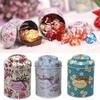 New Mini Vintage Palace Iron Storage Can Candy Cosmetics Storage Box Metal Can Tea Coffee Sugar Storage Jars Christmas Gift LS