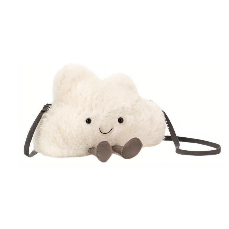 JELLYCAT Серия Веселые Предметы Счастливое Облачко Сумка-Мессенджер Кукла Плюшевая Фигурка 20 см в высоту
