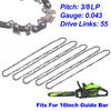 For Garden And Yard Use 16 Inch Metal Chainsaw Chain Parts 55 DL Saw Chain Semi Chisel For Wood Cutting