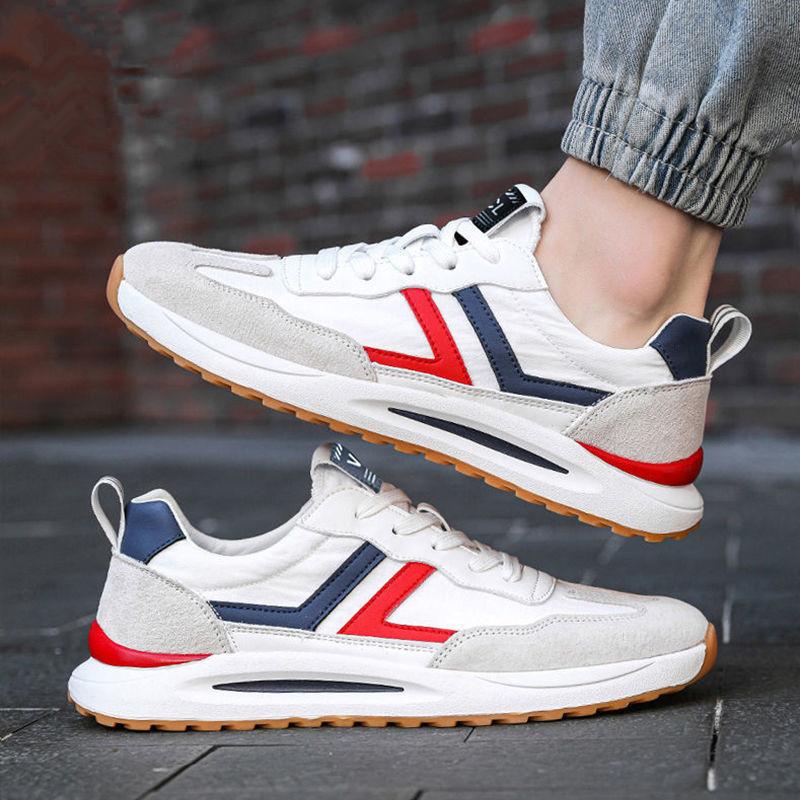 Мужская обувь. Новые повседневные туфли. Мужская весенне-летняя тканевая дышащая спортивная обувь. Молодежная модная тенденция. Обувь Форрест Гамп.