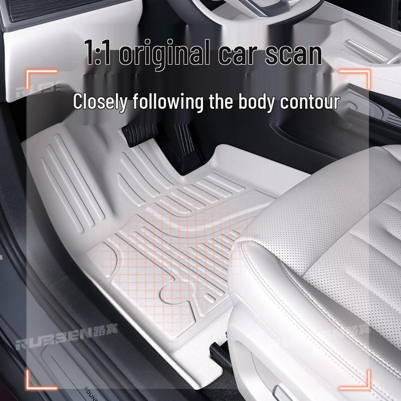 Совместимые коврики TPE для пола и багажника, аксессуары для интерьера XPeng G6