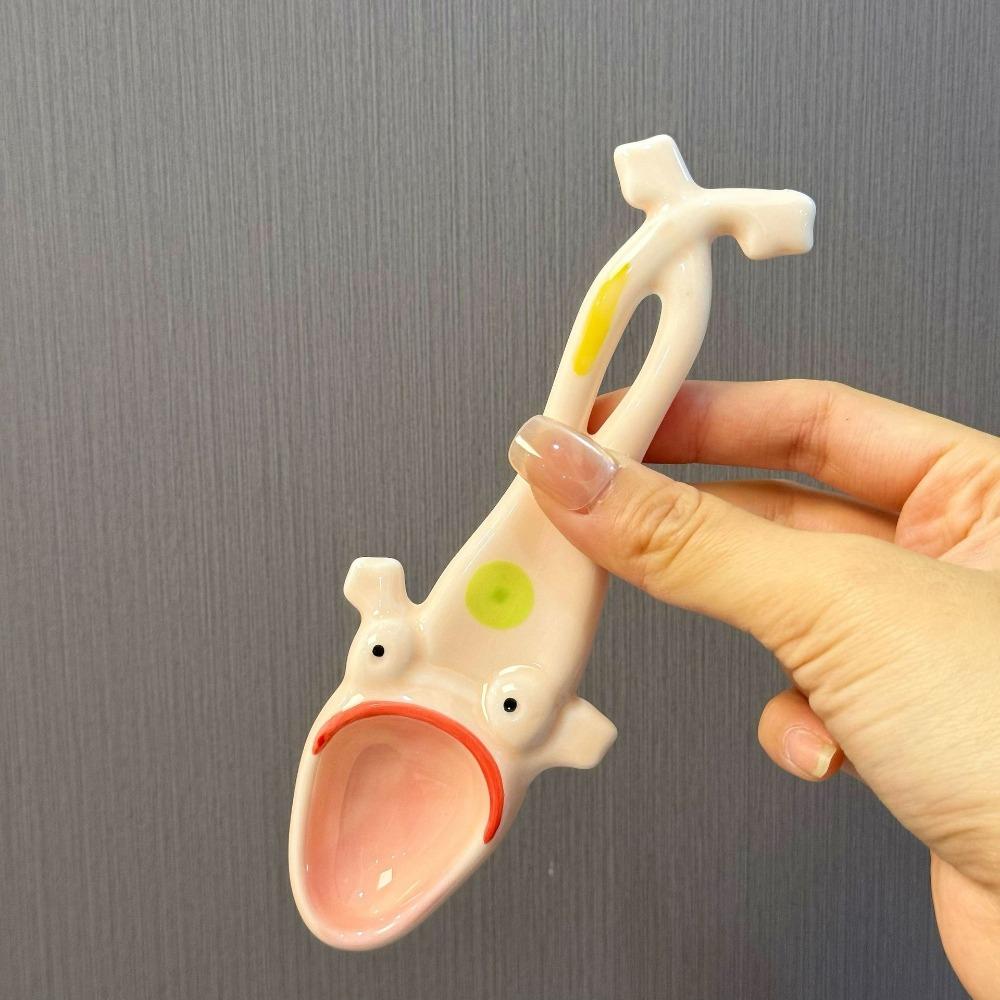 Милая десертная ложка Креативная ложка для перемешивания Чайная ложка Ложка с уродливой лягушкой Вечеринка