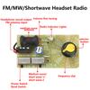 87–108 МГц DIY Радиомодуль FM/MW/SW Многодиапазонный Радиоприемник для Наушников Средние Волны/Короткие Волны/ Портативное Наружное FM-радио