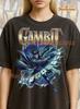 X Men Gambit Shirt, 90s Vintage Retro Bootleg Card Throwing Hero T-Shirt, Cajun Mutant Graphic Tee, Comic Book Fan Shirt