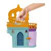 Mattel Disney Princess Jasmine and the Castle Castle Mini and Accessories HLW93 (Stackable Series! Doll) [Dress-up Doll, Castle] [House Included]