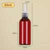 10-100Ml Empty Dropper Bottle Transparent Plastic Refillable Nozzle Dropper With Cap Small Extrusion Bottle Portable Packing