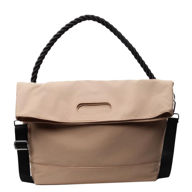 Large Capacity Tote Bag, Thick Rope Bag, Messenger Bag, Versatile Commuting Fashion One Shoulder Crossbody Bag Women's Bag