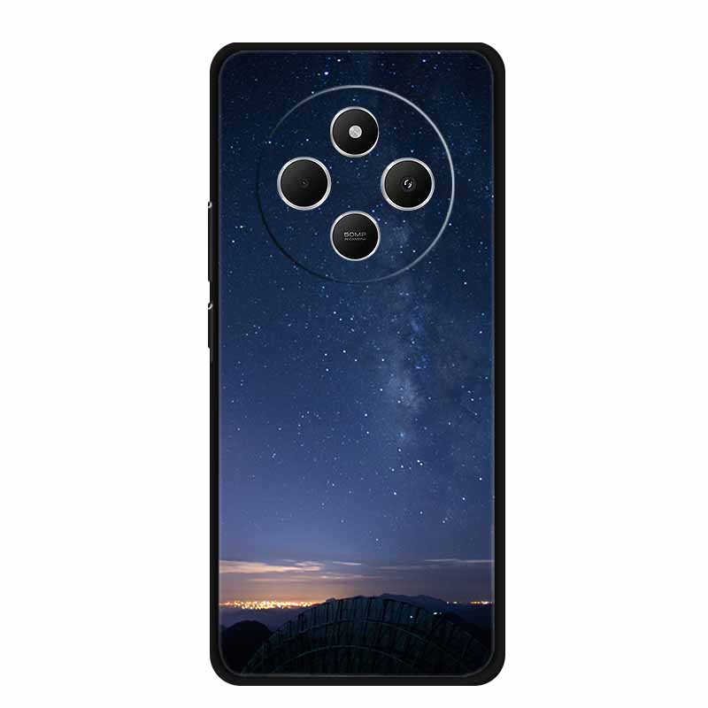 Phone Case For Xiaomi Redmi 14C Back Cover Case 14 C Black Silicone Soft Funda For Redmi 14C Case Redmi14C 6.88" Shockproof Bag