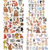 1 Set Animal Patches Fashion Diy Washable Heat Transfer T-Shirt Clothes Decoration Stickers Small Animal Transfers Patch