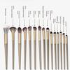 15-Piece Makeup Brush Set, Eyeshadow and Highlighter Brushes, Complete Kit for Beginners, Ultra-Soft Non-Absorbent