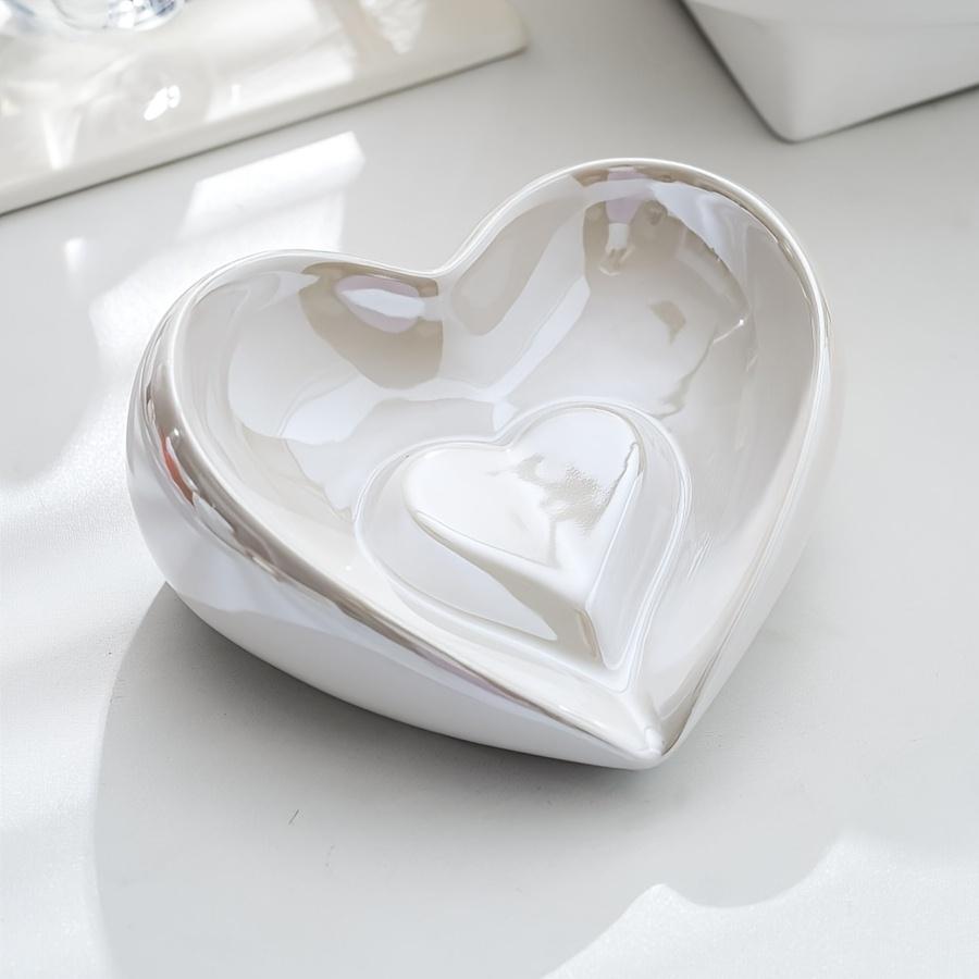 Любовь Слив Мыльница Красочная Гальваническая Легкая Роскошная Креативная Ванная Комната Без Сверления Керамическая Мыльница Бытовая Стойка для Хранения Умывальника