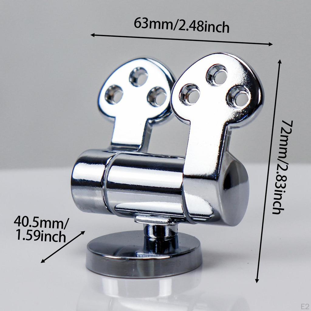 Детали петель для сиденья унитаза, металлические петли из цинкового сплава, простая установка креплений для крышки