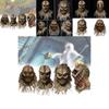 Забавная коричневая латексная маска старика, идеально подходит для Хэллоуина и вечеринок