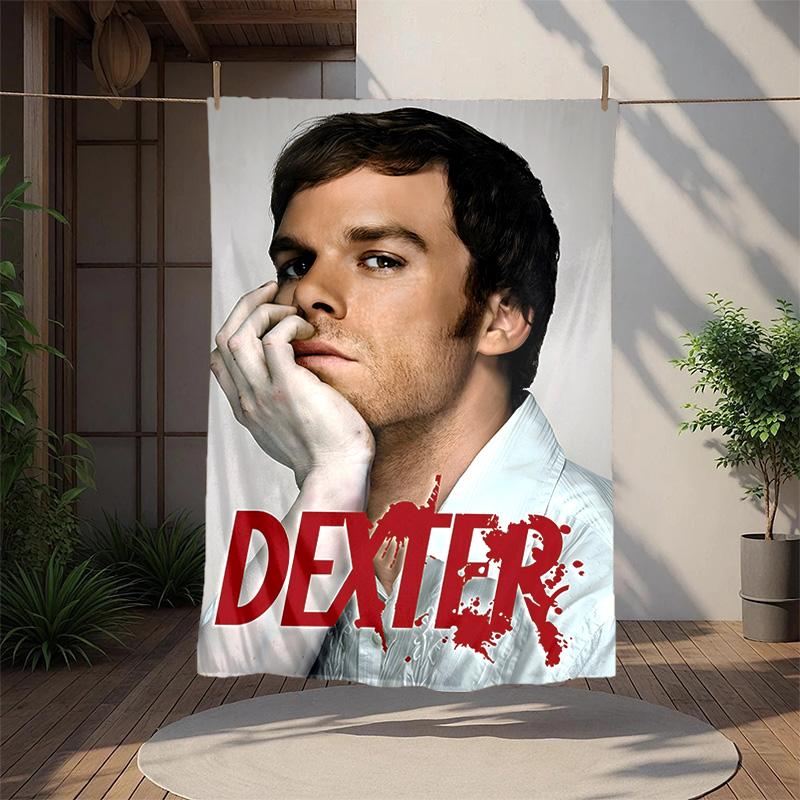 Dexter Flannel Blanket Soft Warm All-Season Throw, Design for Camping, Car Travel, Hiking Sofa, Bed, Office Perfect Gift for Parties