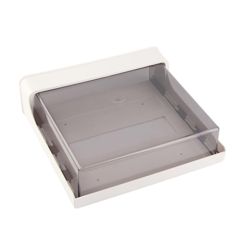Under Desk Storage Box Large Capacity Plastic Adhesive Concealed Shelf Drawer Organizer for Phones