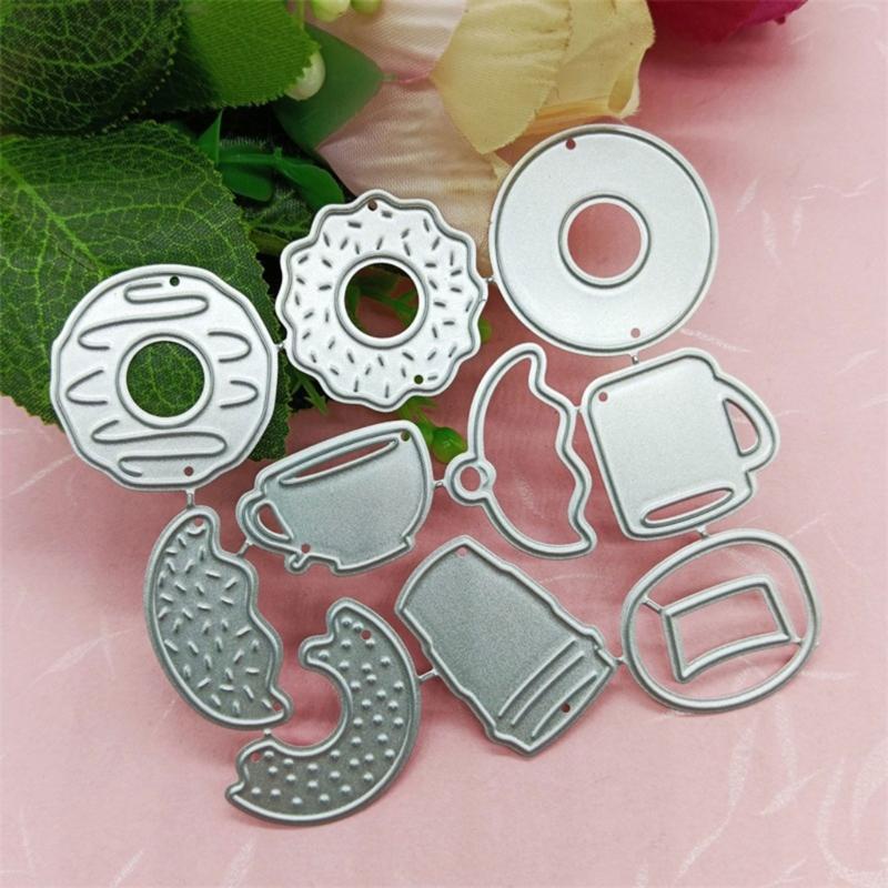 Coffee Cup Metal Cutting Dies DIY Craft Carbon Steel Embossing Template Stencil Scrapbooking for Card Die Cuts Mold