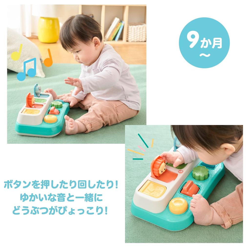 Mattel Fisher Price Cultivate Your Animals That Bounce with the Button Months and HRG14 Senses! [9 Up]