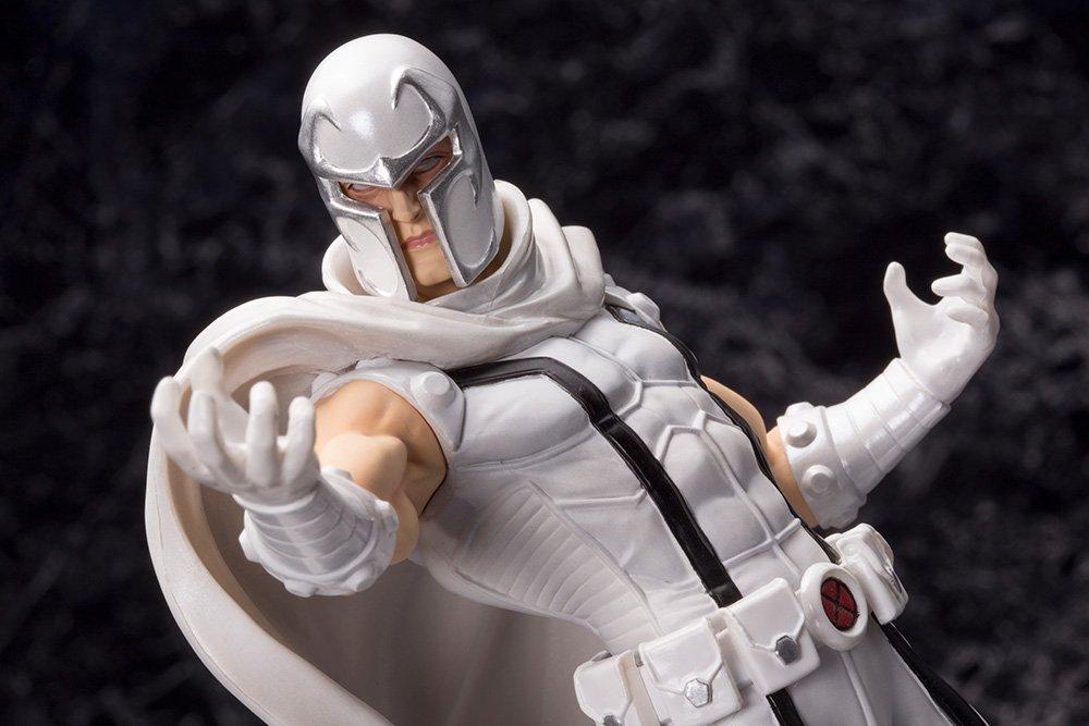 Kotobukiya Фигурка MARVEL White Magneto из ПВХ, простая в сборке, в масштабе MARVEL ARTFX+ СЕЙЧАС! СЕЙЧАС! 1/10