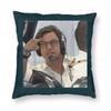 Toto Wolff Angry Square Pillowcase Polyester Linen Velvet Pattern Zip Decorative Pillow Case Room