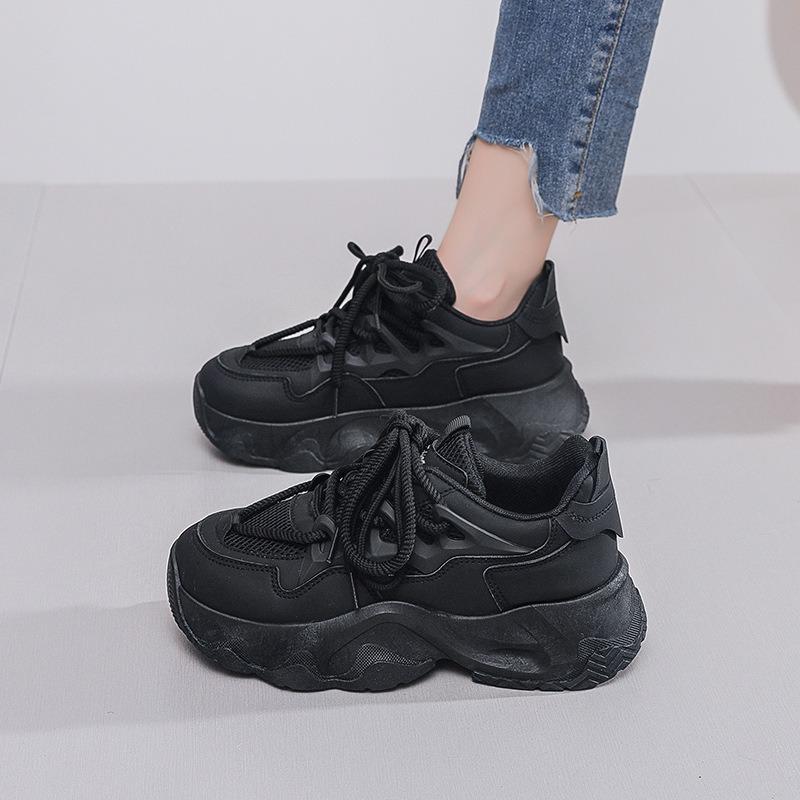 New Dad Shoes Women's Autumn Student Sports Running Shoes Casual Thick Sole Height Increase FB3303
