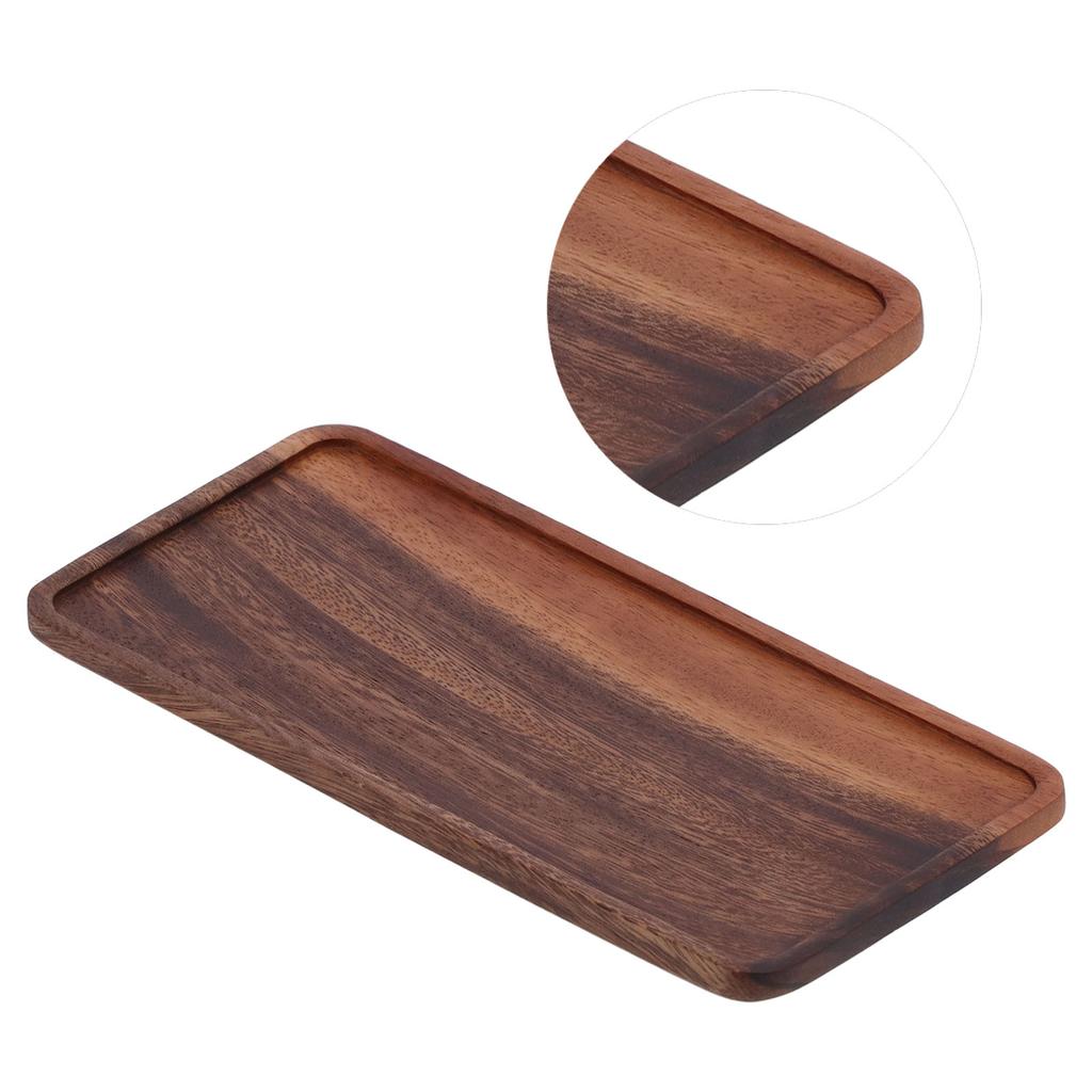 Wooden Tray Walnut Chinese Style Hand Polished Clear Texture Tea Set Tray for Home Hotel