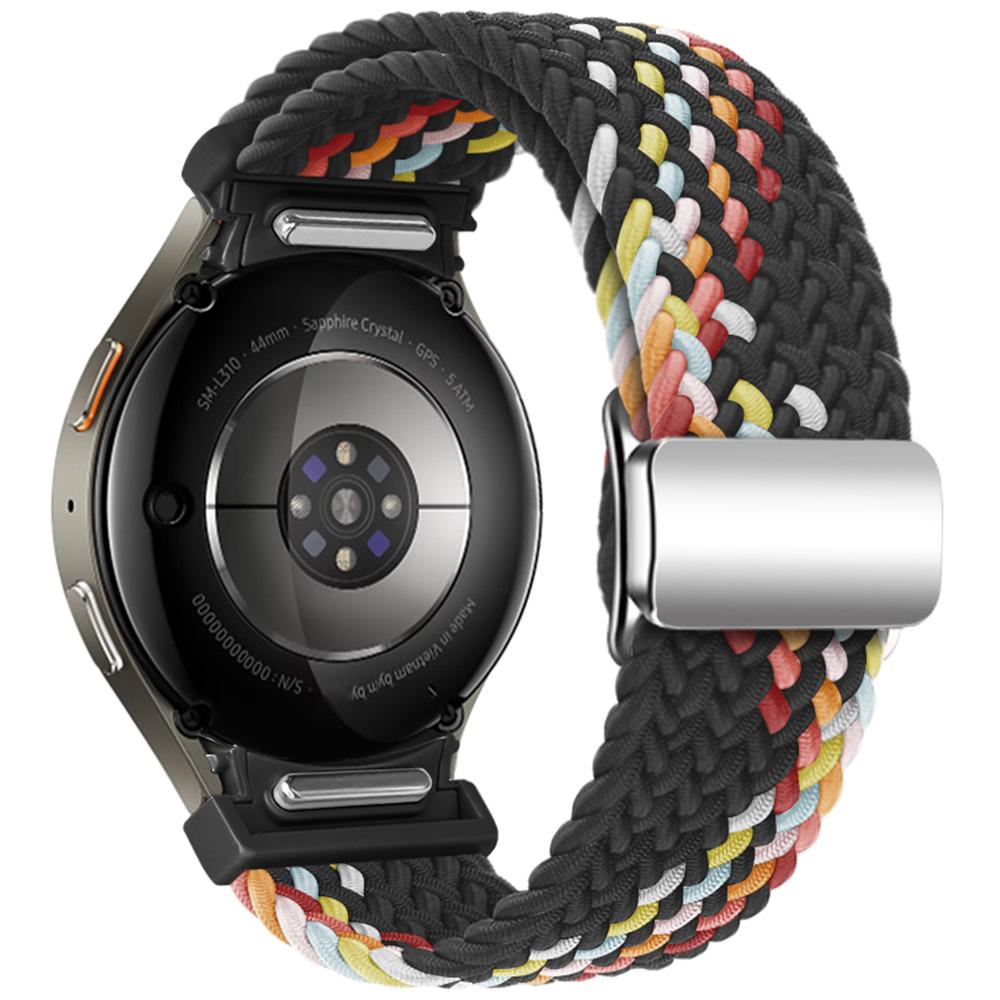Для Samsung Galaxy Watch FE 40мм/Watch7/6/6 Classic/5/5 Active/5 Pro/4/4 Classic/4 Active Плетеный ремешок для часов Магнитный ремешок