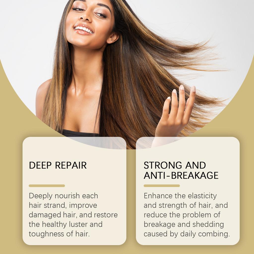 Scalp & Hair Oil Essence, Gentle Nourishing Hair Growth Oil for Soft, Shiny, Hydrated Hair, 60ml