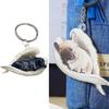 Black Hanging Labrador Ornament Keychain Cute Sleeping Angel Dog Pendant Gift